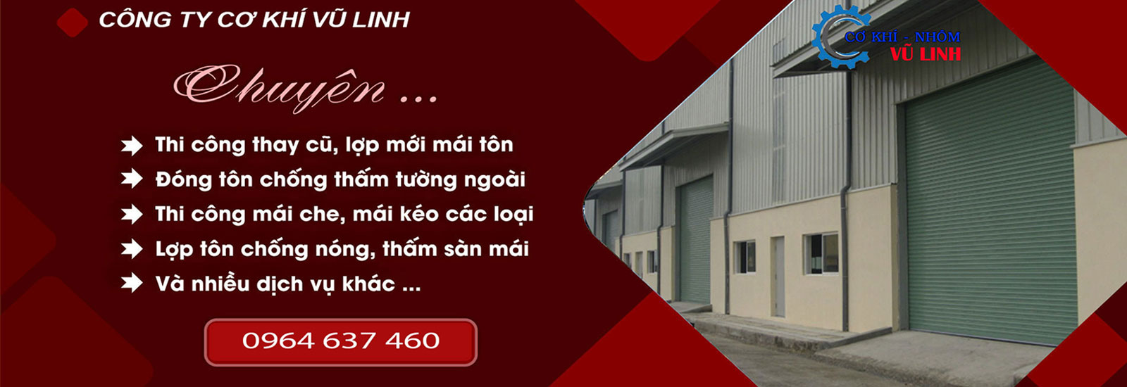 đóng tôn chống thấm quảng ngãi